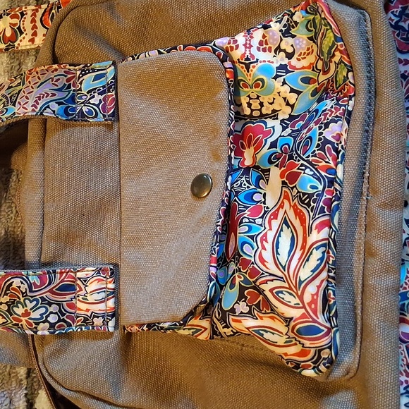 Multicolor Patterned Shoulder Bag - Picture 2 of 7